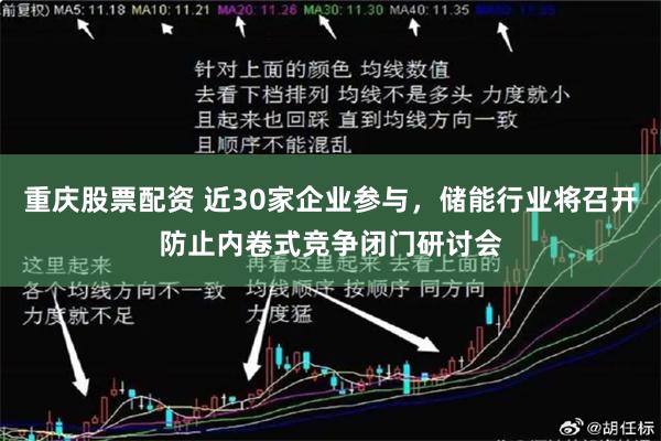   重庆股票配资 近30家企业参与，储能行业将召开防止内卷式竞争闭门研讨会